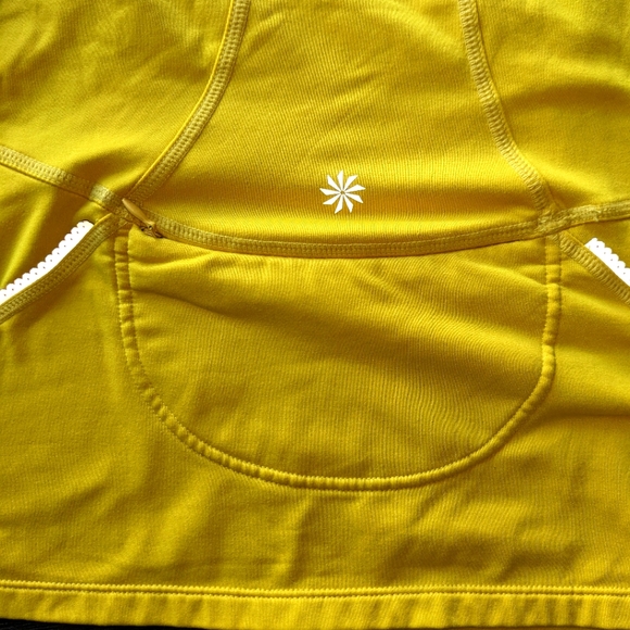 Athleta Women's 1/4 Zip Quarter Mile Fleece Lined Long Sleeve Shirt - Picture 5 of 7